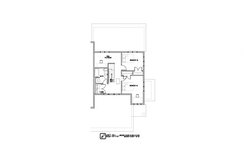 Floor plan for 3 beds, 2.5 baths, 1725 sqft